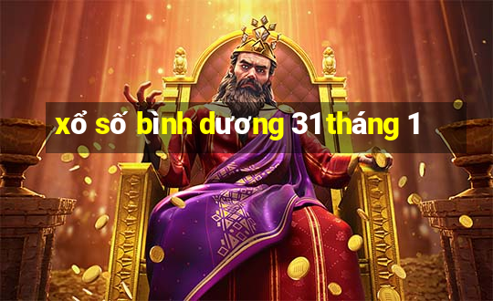 xổ số bình dương 31 tháng 1