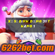 xổ số bình dương 31 tháng 1