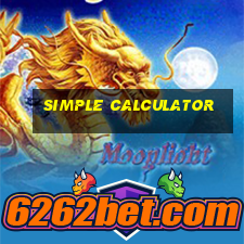 simple calculator