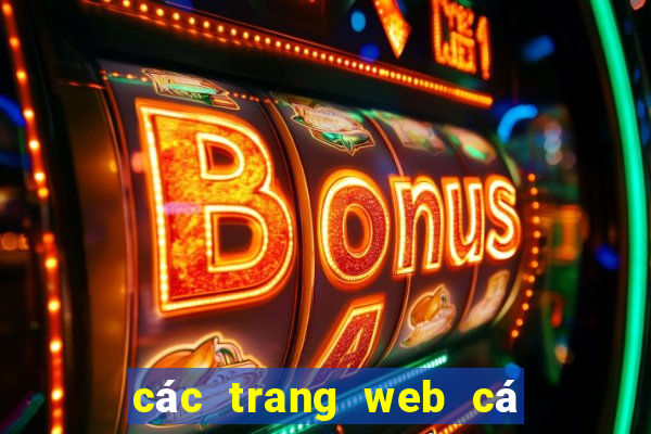 các trang web cá độ uy tín