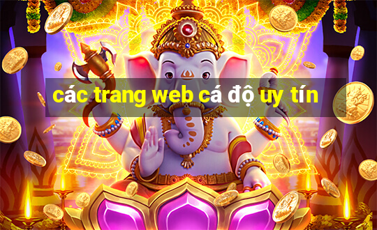 các trang web cá độ uy tín