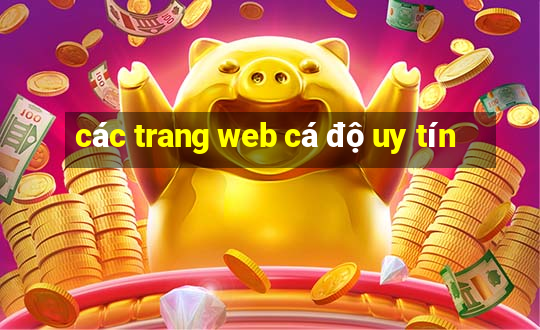 các trang web cá độ uy tín