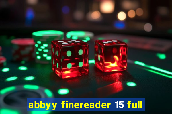 abbyy finereader 15 full