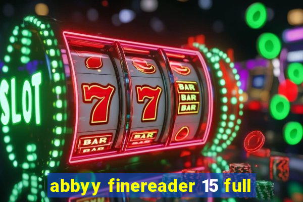 abbyy finereader 15 full