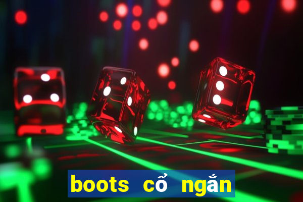 boots cổ ngắn đế bệt