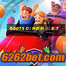 boots cổ ngắn đế bệt