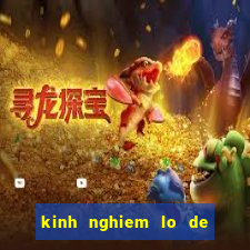 kinh nghiem lo de mien nam