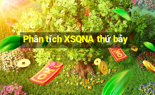 Phân tích XSQNA thứ bảy