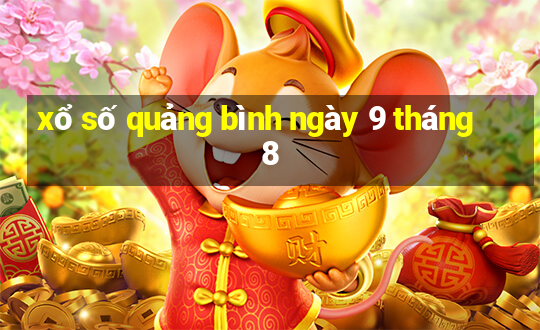 xổ số quảng bình ngày 9 tháng 8