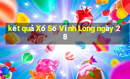 kết quả Xổ Số Vĩnh Long ngày 28