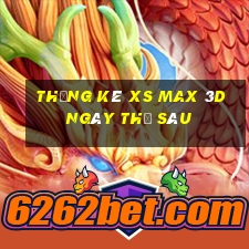 Thống kê XS Max 3D ngày thứ sáu