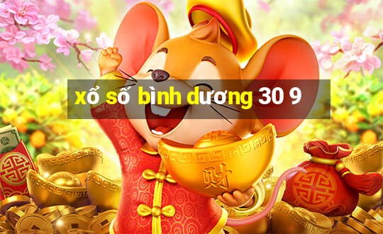 xổ số bình dương 30 9