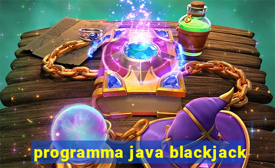 programma java blackjack