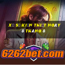 xổ số kiến thiết ngày 8 tháng 8