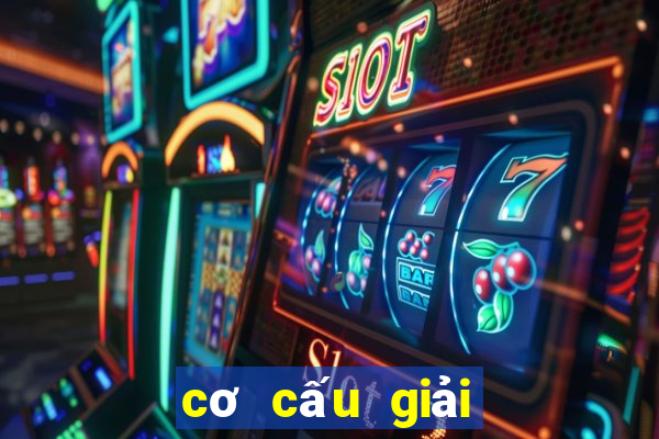 cơ cấu giải thưởng vé số