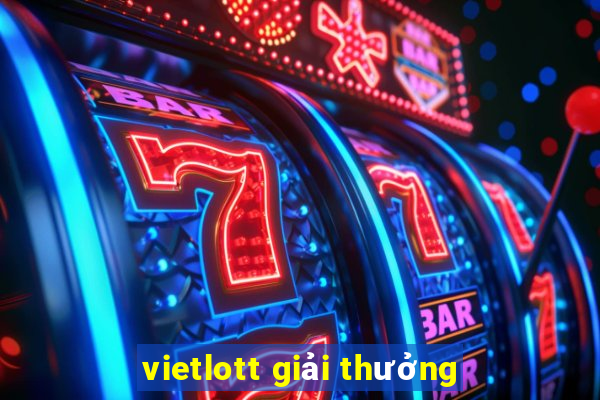 vietlott giải thưởng