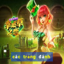 các trang đánh bạc uy tín