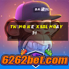 Thống kê XSBL ngày 31