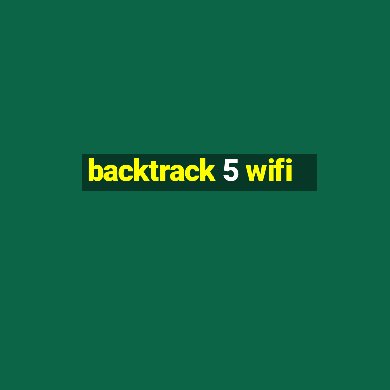 backtrack 5 wifi