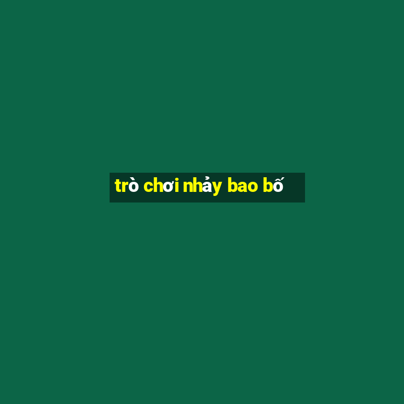 trò chơi nhảy bao bố