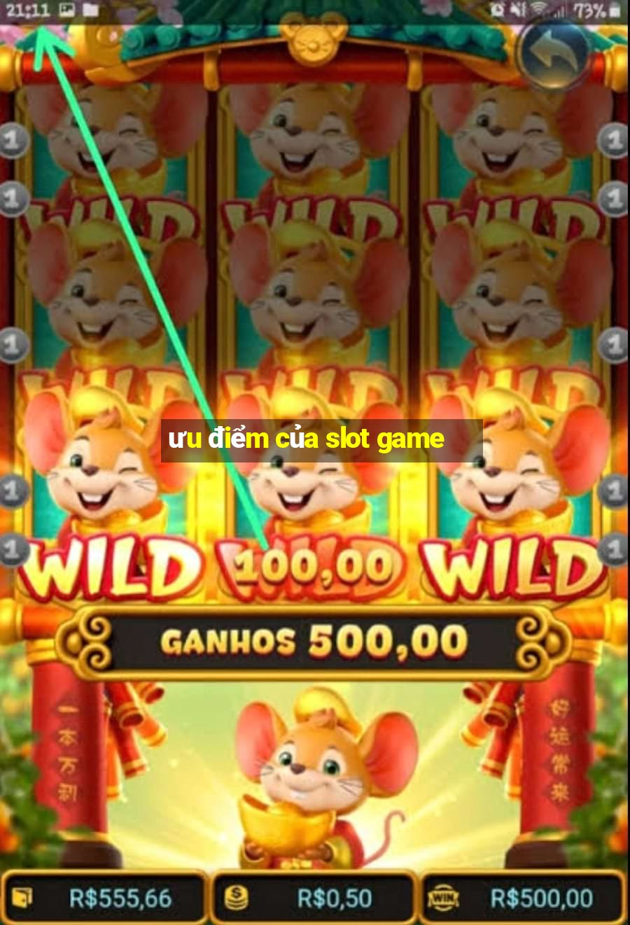 ưu điểm của slot game