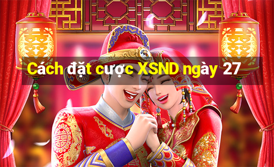 Cách đặt cược XSND ngày 27