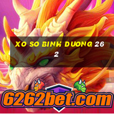 xo so binh duong 26 2