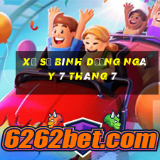 xổ số bình dương ngày 7 tháng 7