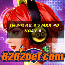 Thống kê XS Max 4D ngày 8