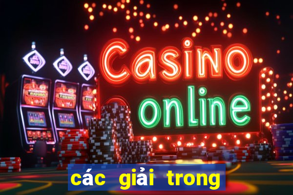 các giải trong vé số