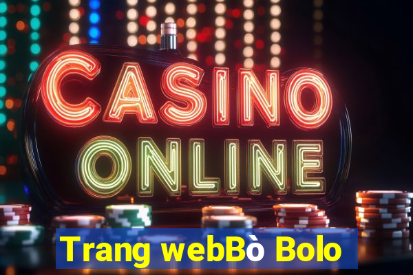 Trang webBò Bolo