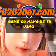 game co nang de thuong