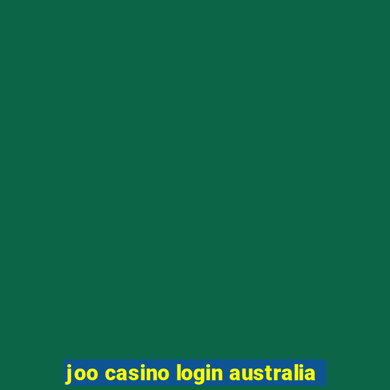 joo casino login australia