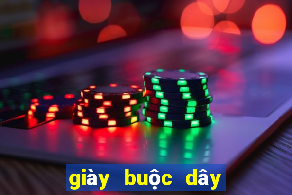 giày buộc dây đế bệt