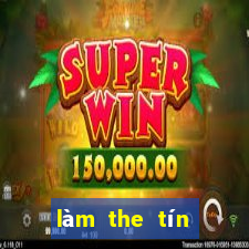 làm the tín dụng online