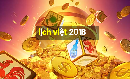 lịch việt 2018