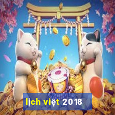 lịch việt 2018