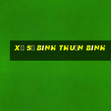 xổ số bình thuận bình