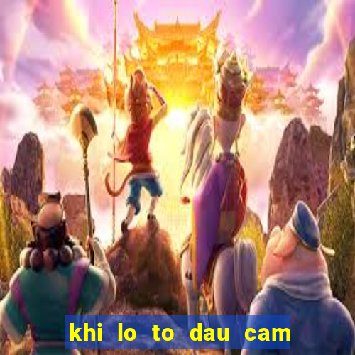 khi lo to dau cam duoi cam