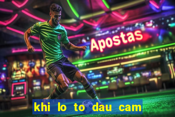 khi lo to dau cam duoi cam