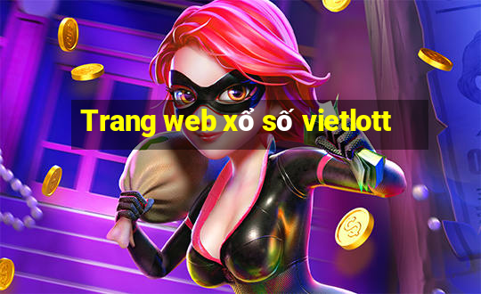 Trang web xổ số vietlott