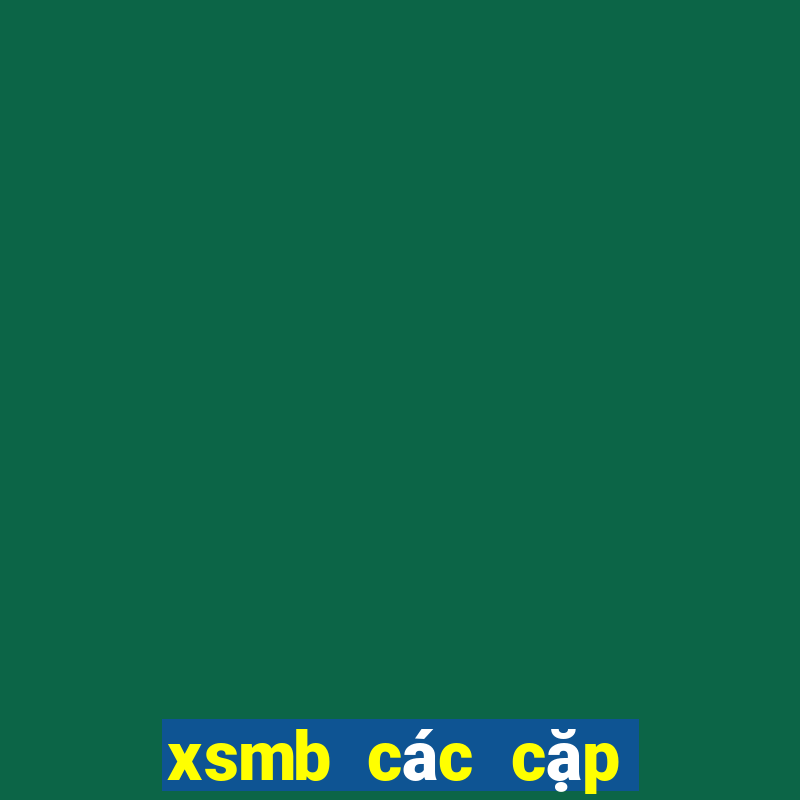 xsmb các cặp số lâu chưa về