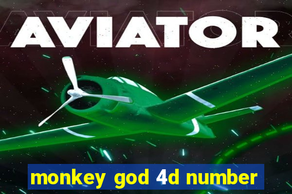 monkey god 4d number