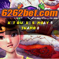 kết quả xổ số ngày 5 tháng 8