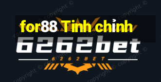 for88 Tinh chỉnh