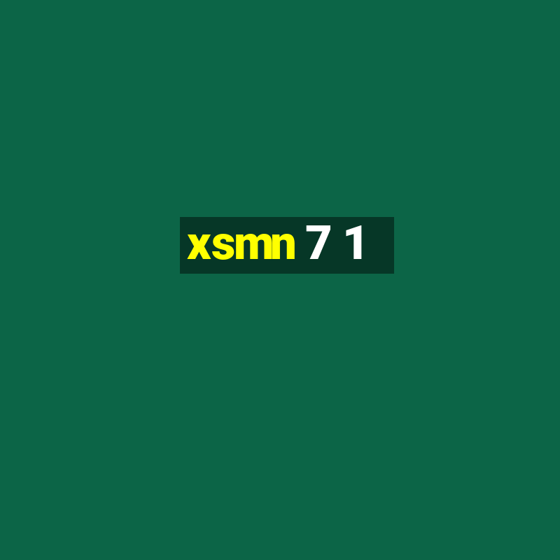 xsmn 7 1