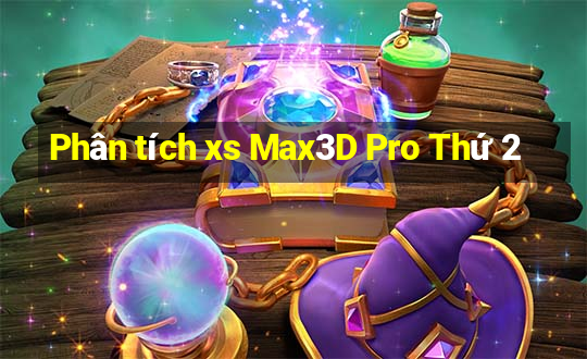 Phân tích xs Max3D Pro Thứ 2