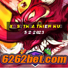 xổ số thừa thiên huế 5 2 2023