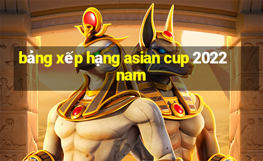 bảng xếp hạng asian cup 2022 nam