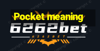 Pocket meaning